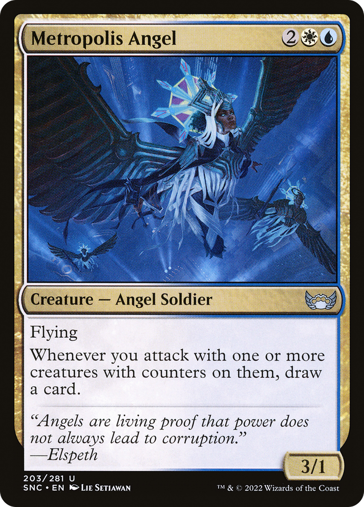 Magic: The Gathering - Metropolis Angel Foil - Streets of New Capenna