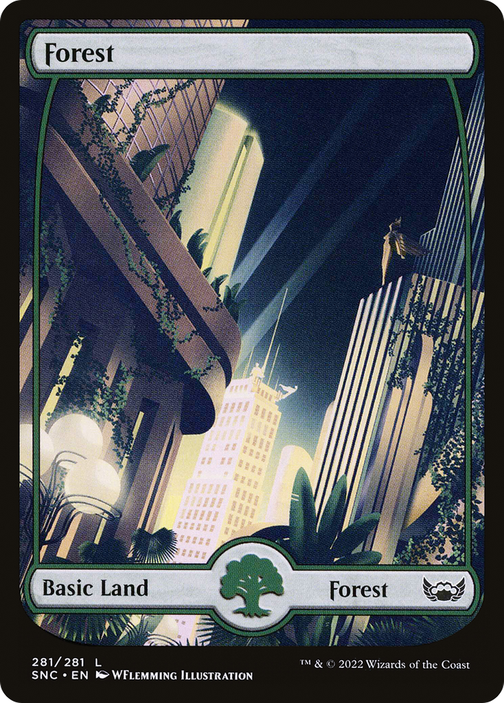 Magic: The Gathering - Forest #281 Foil - Streets of New Capenna