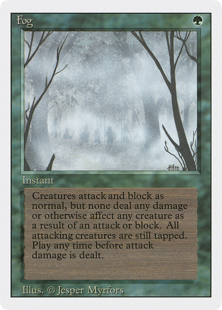 Magic: The Gathering - Fog - Revised Edition