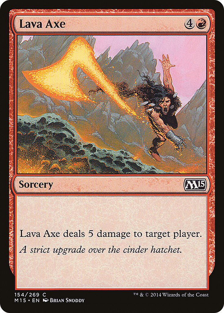 Magic: The Gathering - Lava Axe - Magic 2015