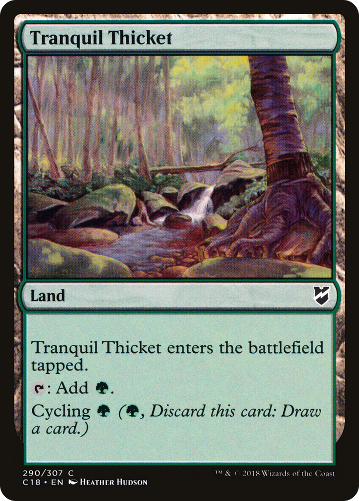 Magic: The Gathering - Tranquil Thicket - Commander 2018