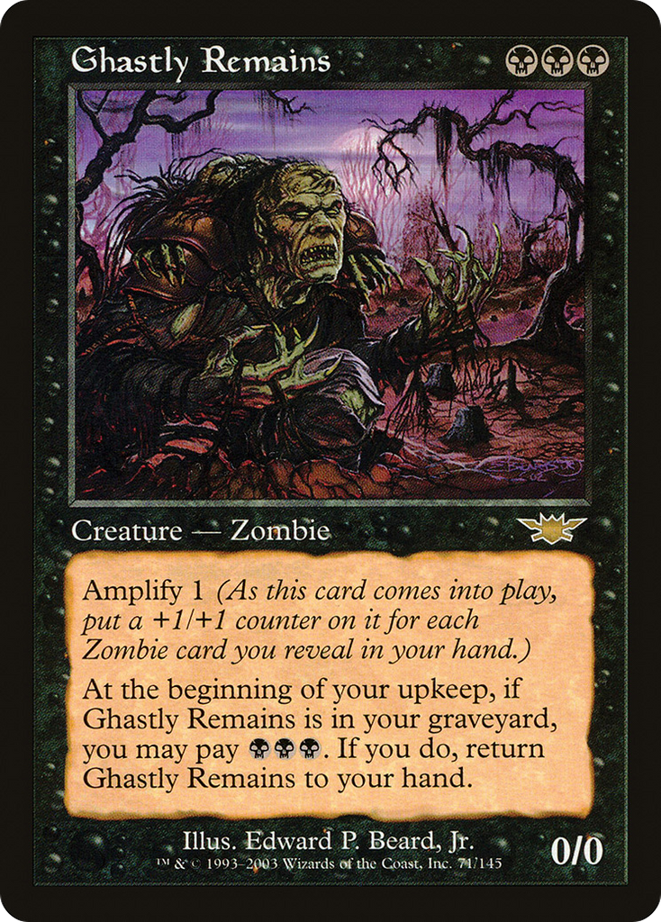 Magic: The Gathering - Ghastly Remains - Legions