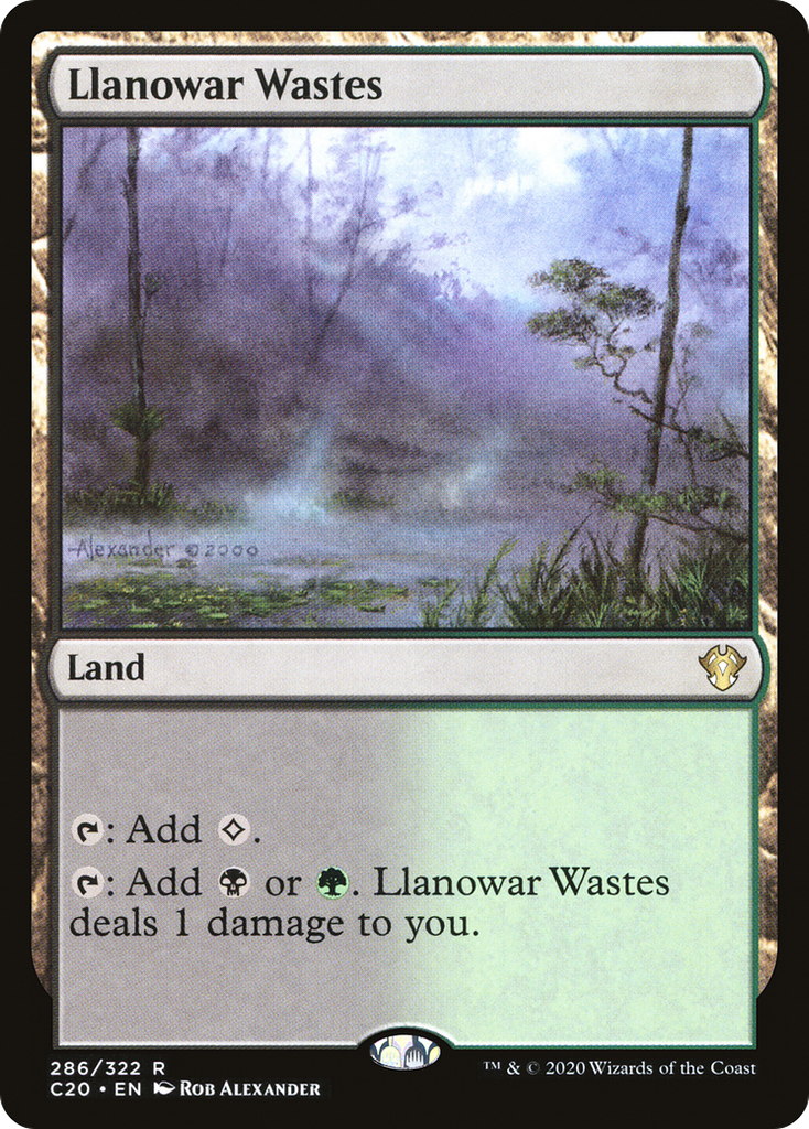 Magic: The Gathering - Llanowar Wastes - Commander 2020