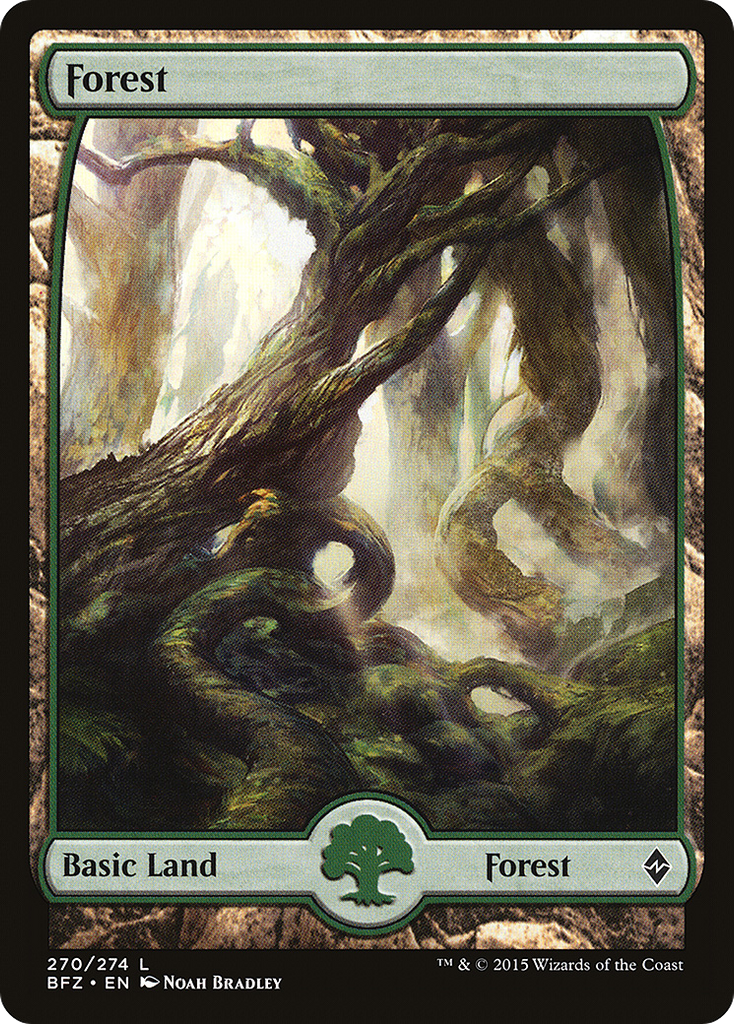 Magic: The Gathering - Forest - Battle for Zendikar