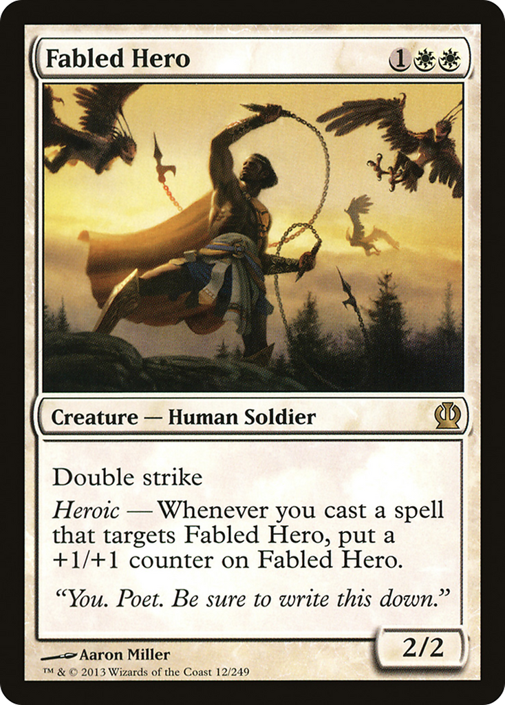 Magic: The Gathering - Fabled Hero - Theros