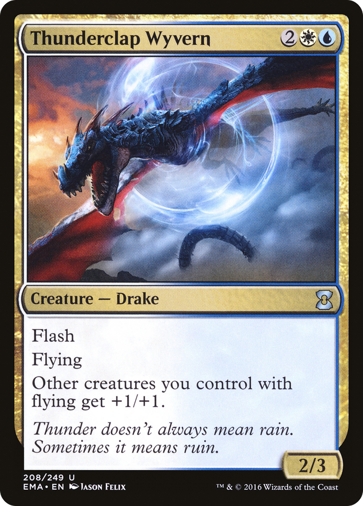 Magic: The Gathering - Thunderclap Wyvern - Eternal Masters