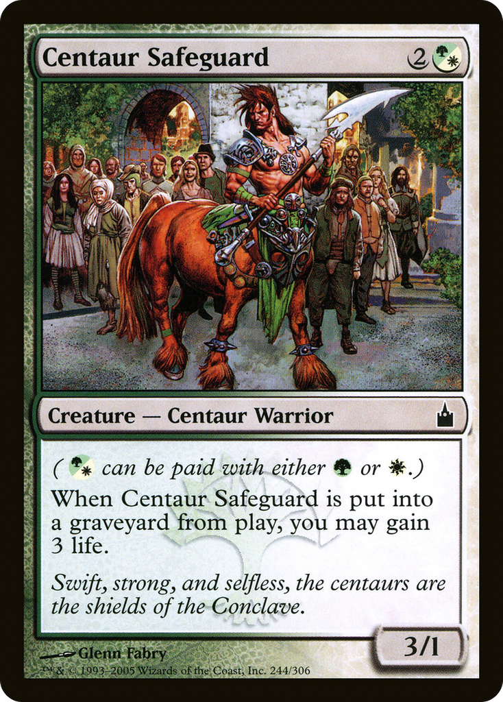 Magic: The Gathering - Centaur Safeguard - Ravnica: City of Guilds