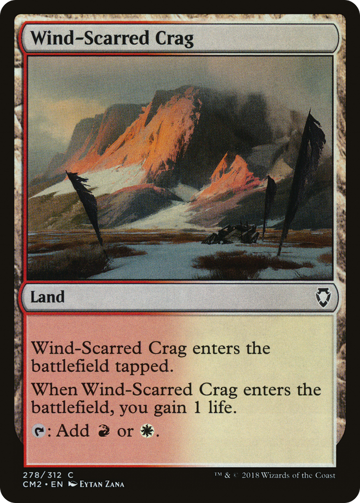 Magic: The Gathering - Wind-Scarred Crag - Commander Anthology Volume II