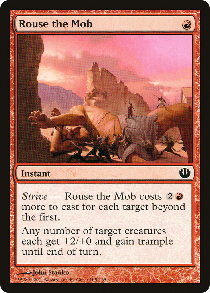 Magic: The Gathering - Rouse the Mob - Journey into Nyx