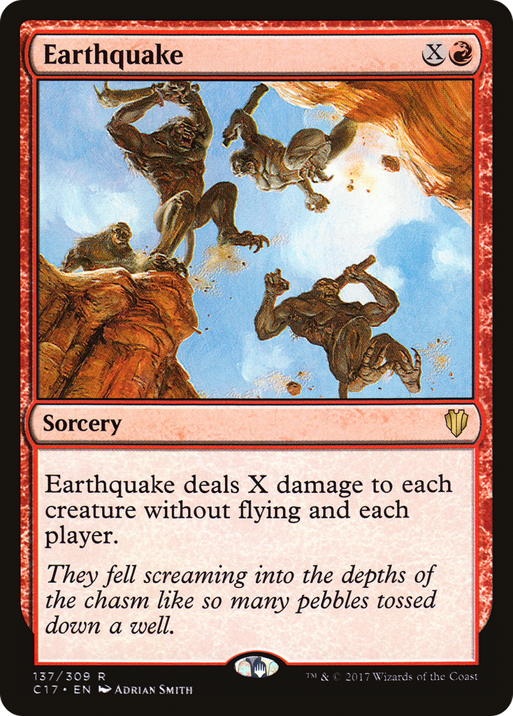 Magic: The Gathering - Earthquake - Commander 2017