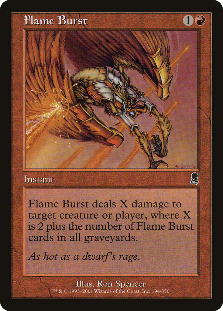 Magic: The Gathering - Flame Burst - Odyssey