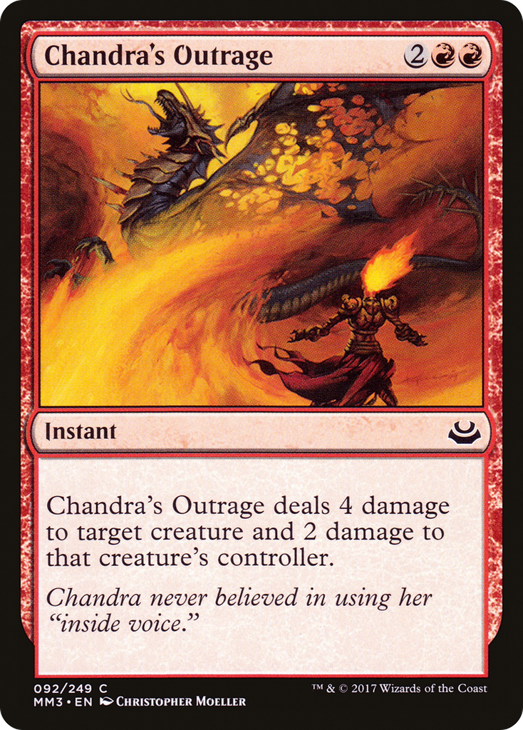 Magic: The Gathering - Chandra's Outrage - Modern Masters 2017