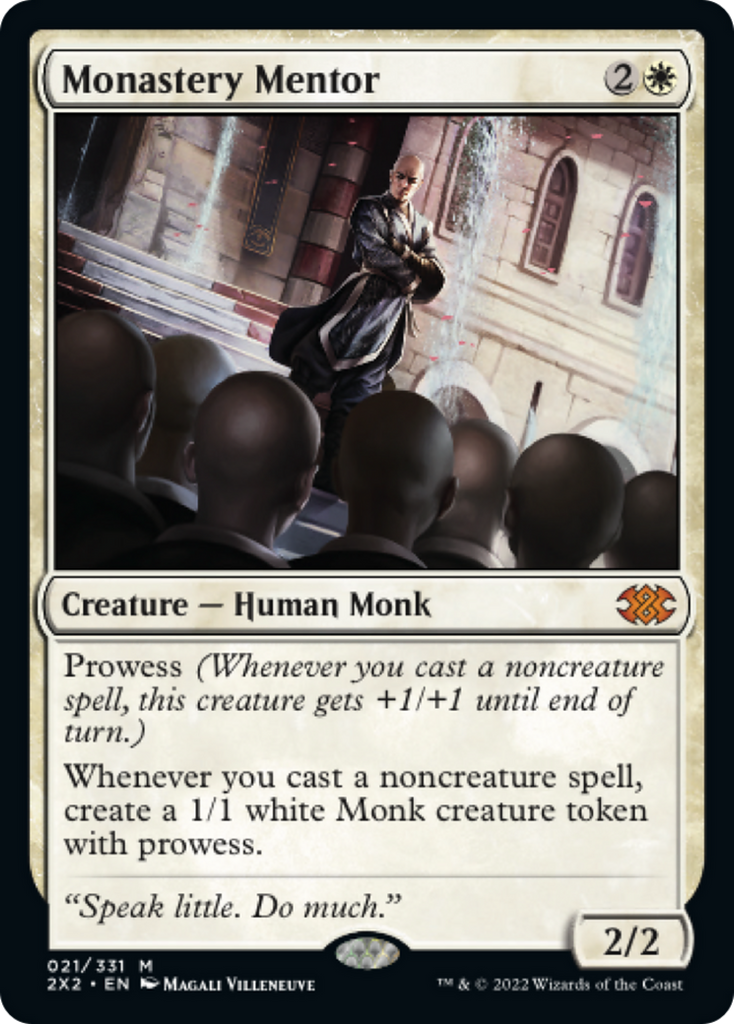Magic: The Gathering - Monastery Mentor - Double Masters 2022
