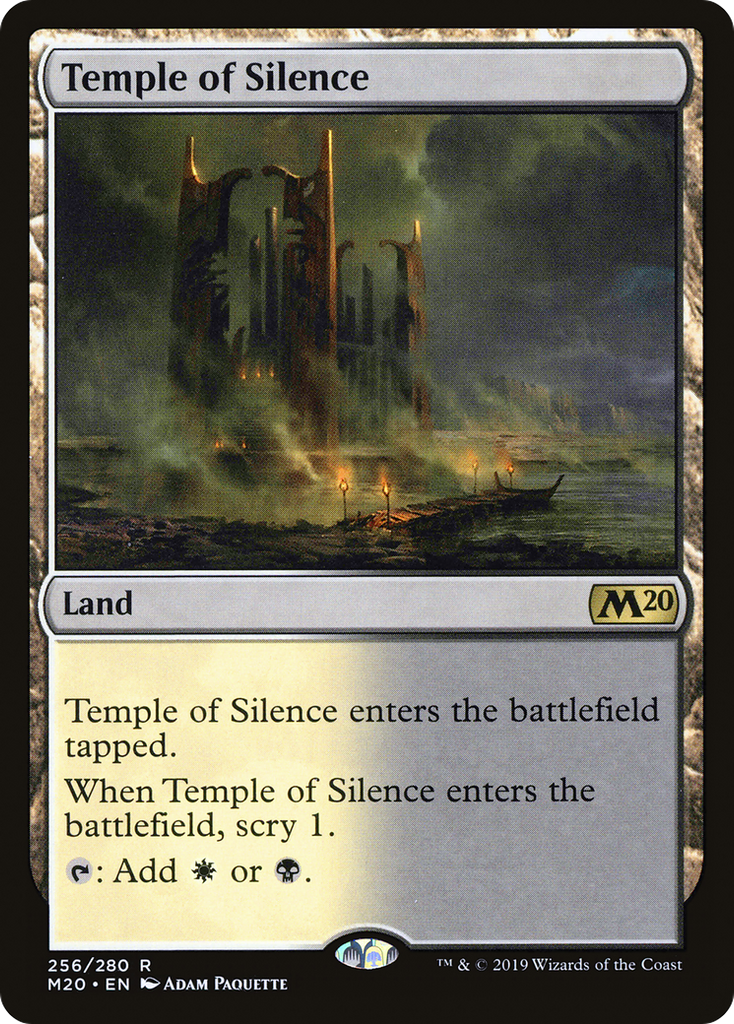 Magic: The Gathering - Temple of Silence Foil - Core Set 2020