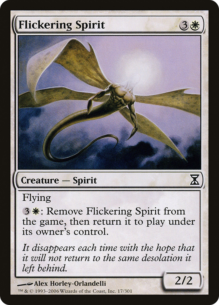 Magic: The Gathering - Flickering Spirit - Time Spiral