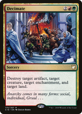 Magic: The Gathering - Decimate - Commander 2018