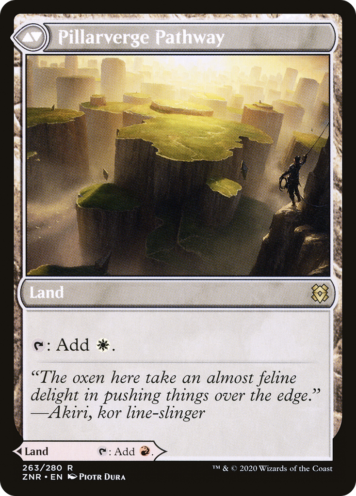 Magic: The Gathering - Needleverge Pathway // Pillarverge Pathway - Zendikar Rising