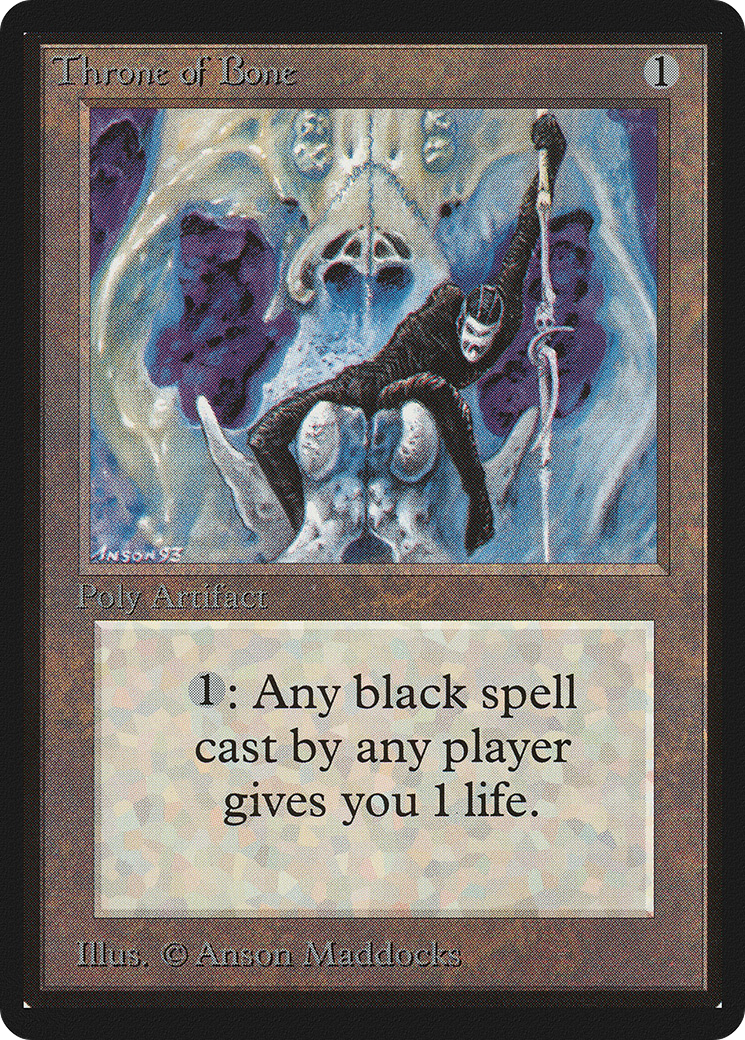 Magic: The Gathering - Throne of Bone - Limited Edition Beta