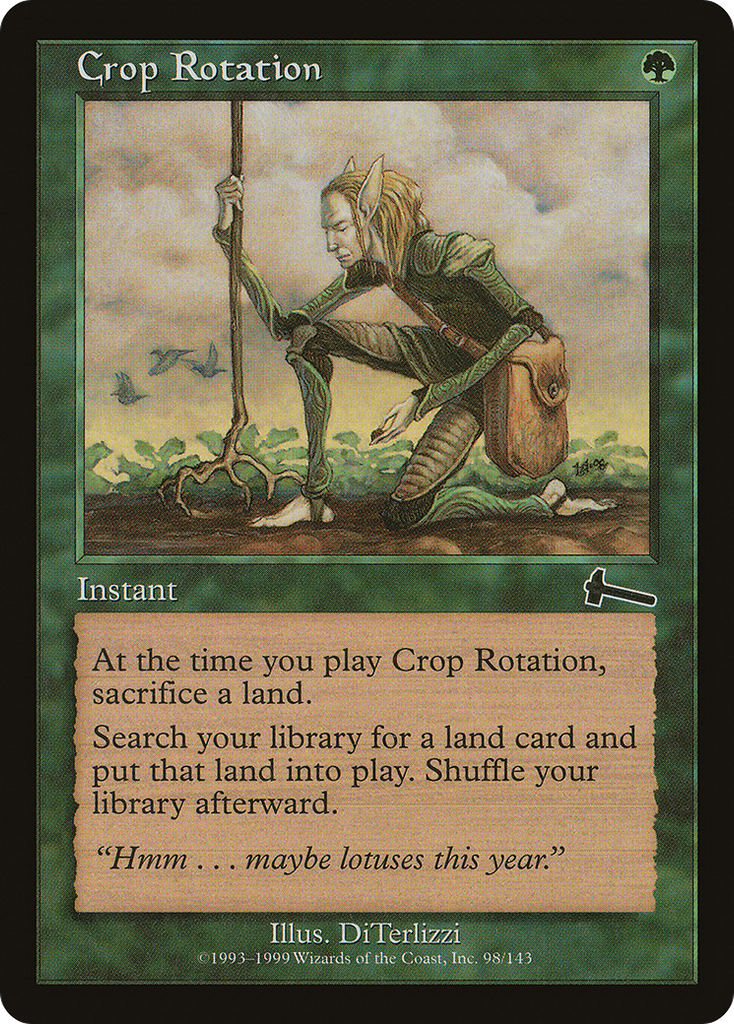 Magic: The Gathering - Crop Rotation - Urza's Legacy