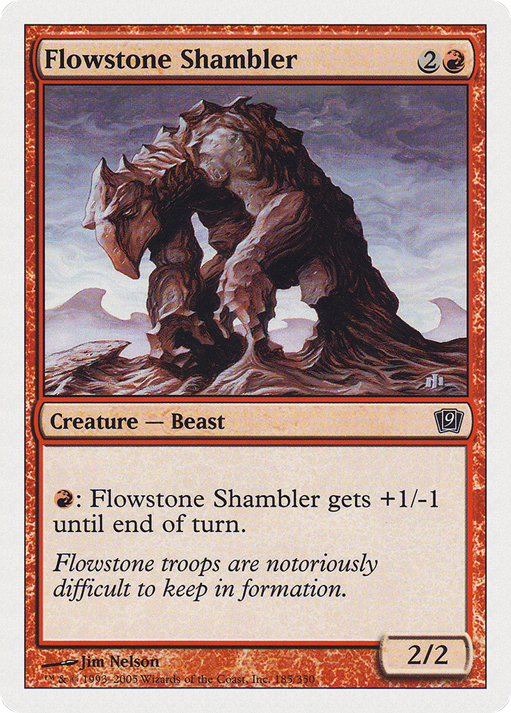 Magic: The Gathering - Flowstone Shambler - Ninth Edition
