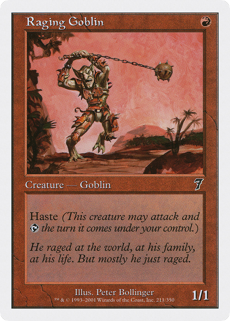 Magic: The Gathering - Raging Goblin - Seventh Edition