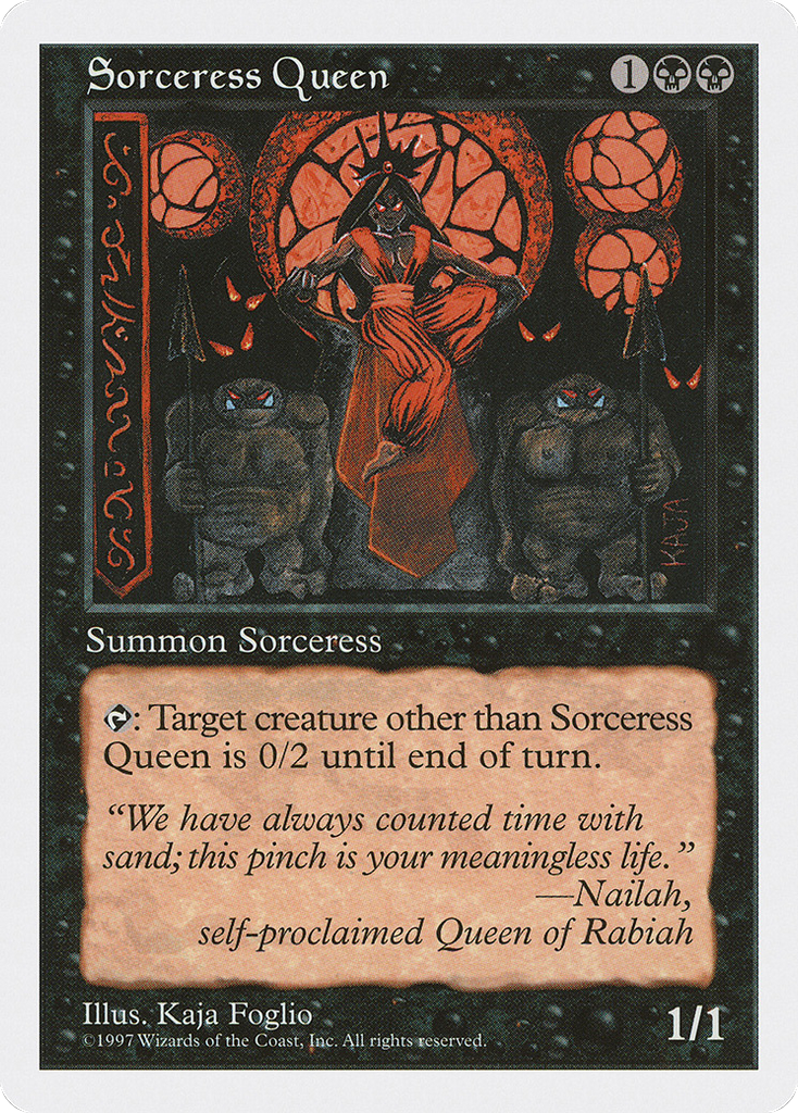 Magic: The Gathering - Sorceress Queen - Fifth Edition