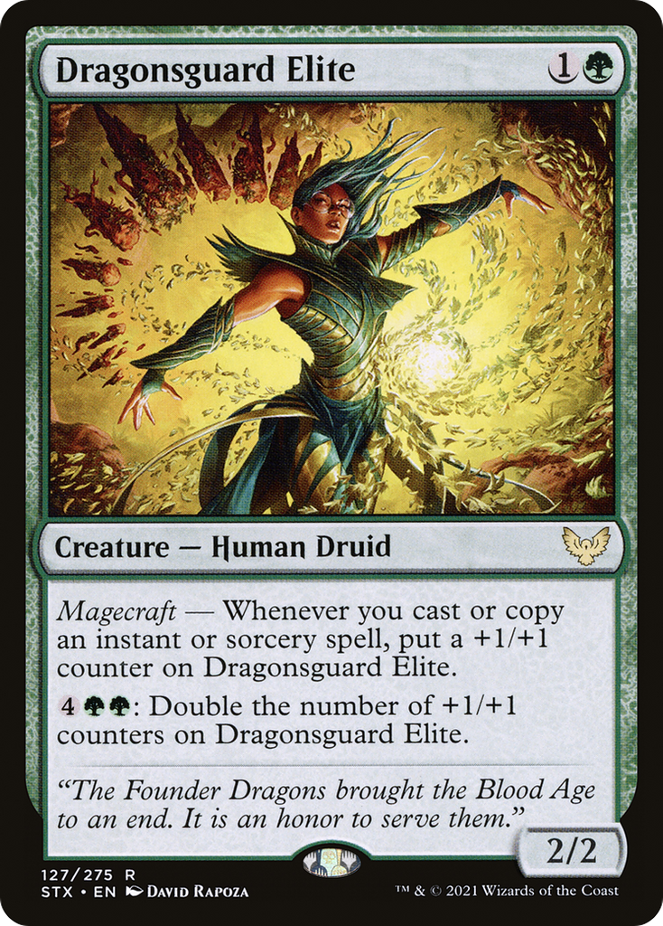 Magic: The Gathering - Dragonsguard Elite Foil - Strixhaven: School of Mages