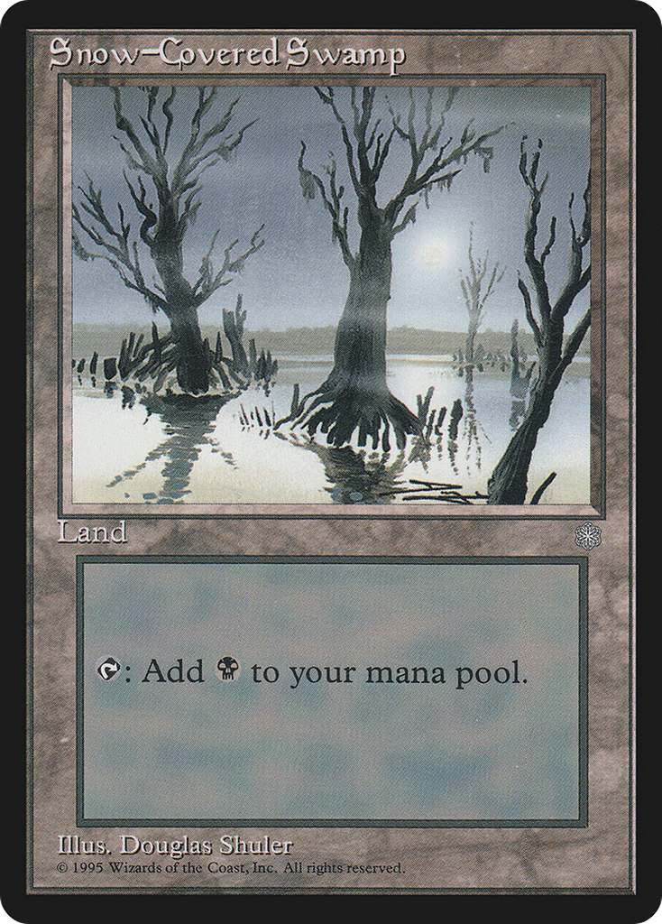 Magic: The Gathering - Snow-Covered Swamp - Ice Age
