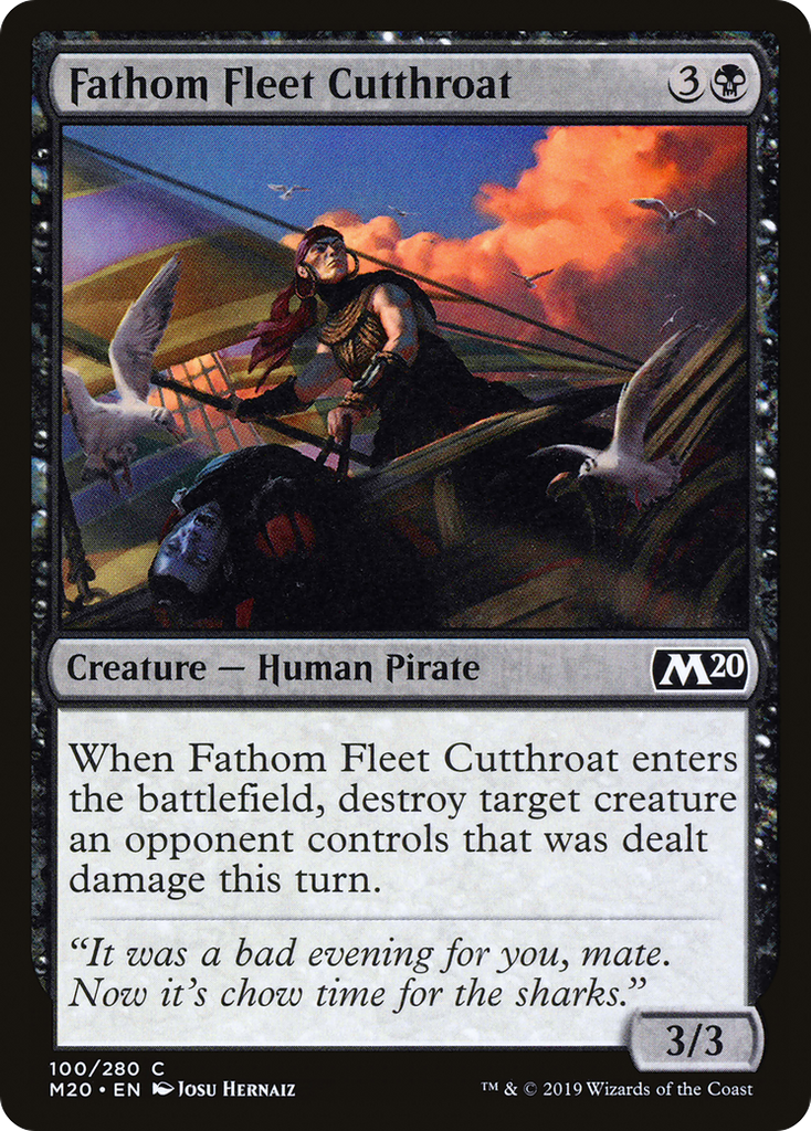 Magic: The Gathering - Fathom Fleet Cutthroat - Core Set 2020
