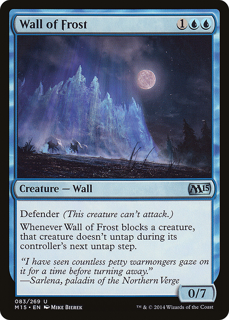Magic: The Gathering - Wall of Frost - Magic 2015