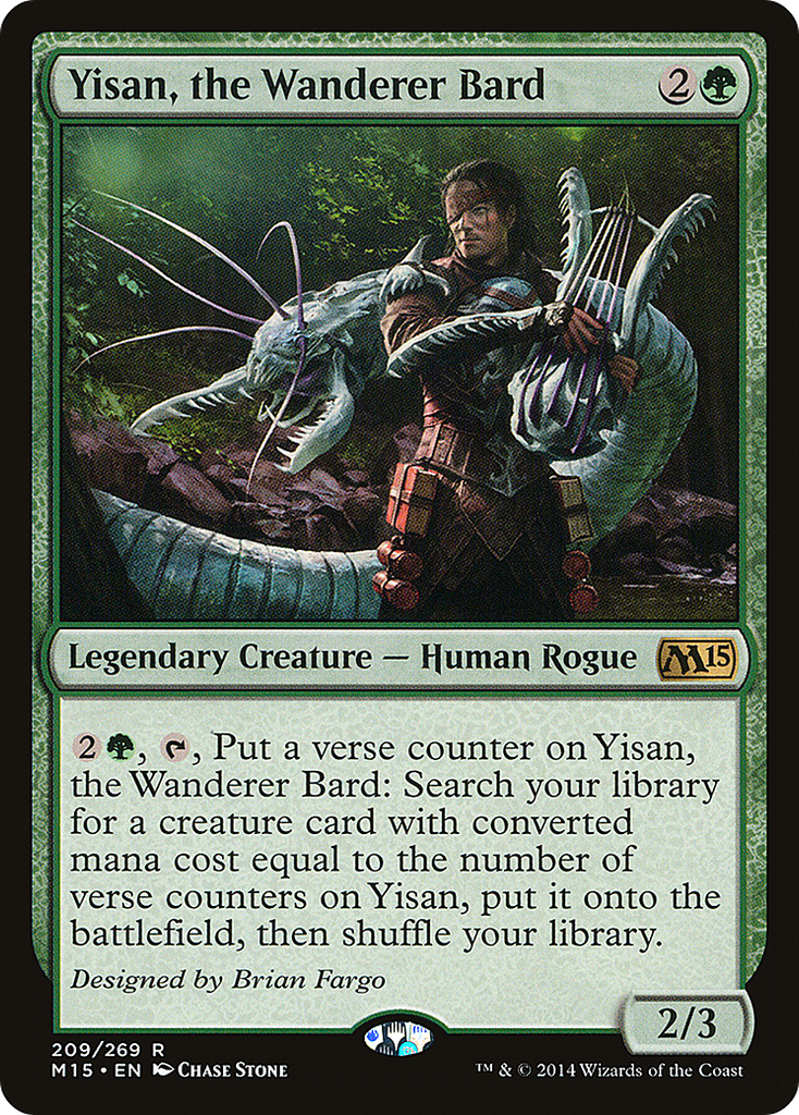 Magic: The Gathering - Yisan, the Wanderer Bard - Magic 2015