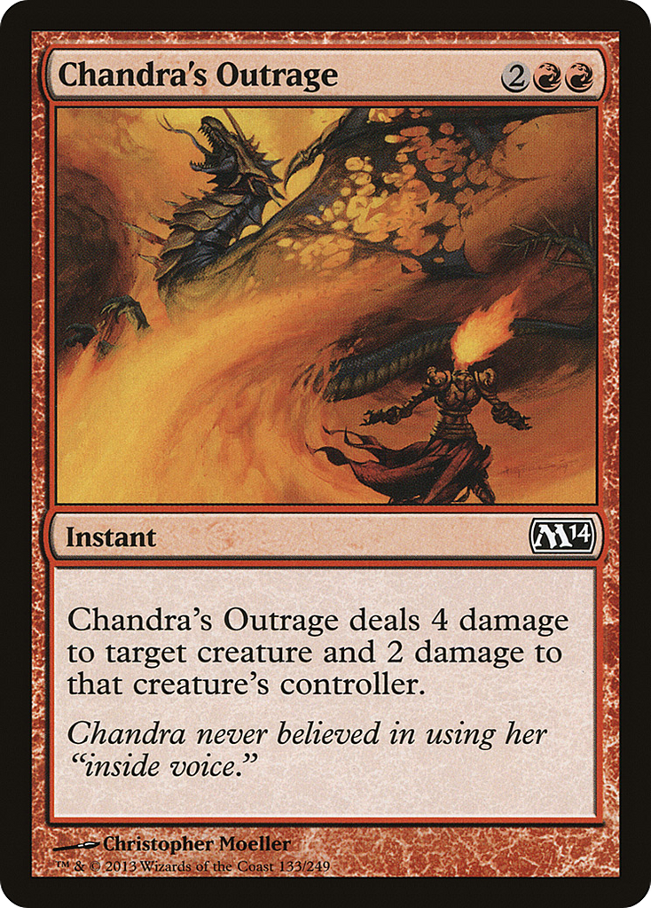 Magic: The Gathering - Chandra's Outrage - Magic 2014