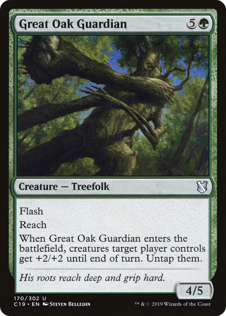 Magic: The Gathering - Great Oak Guardian - Commander 2019