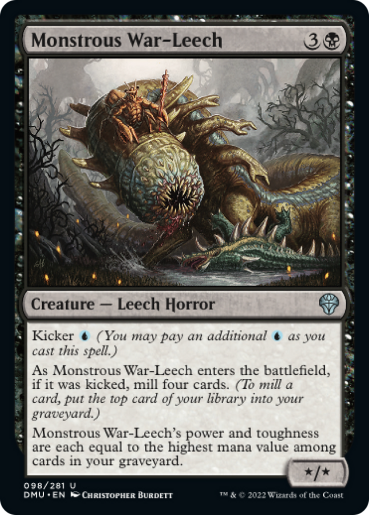 Magic: The Gathering - Monstrous War-Leech - Dominaria United