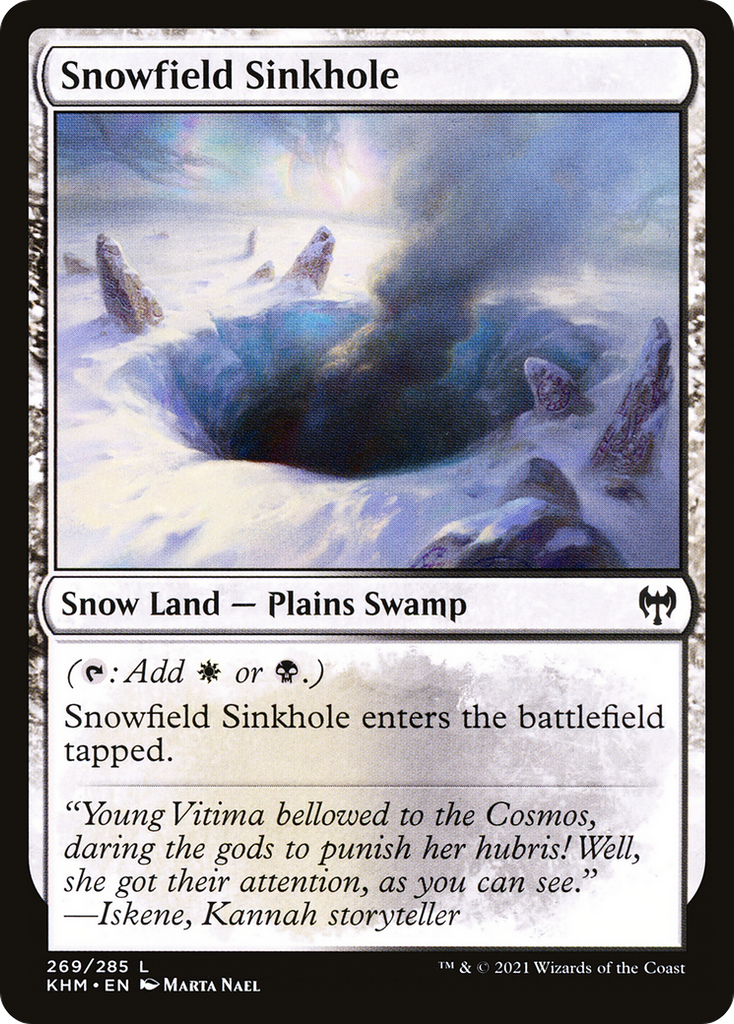 Magic: The Gathering - Snowfield Sinkhole - Kaldheim