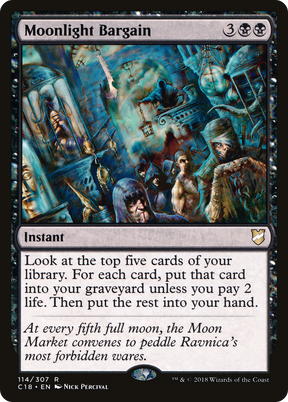 Magic: The Gathering - Moonlight Bargain - Commander 2018