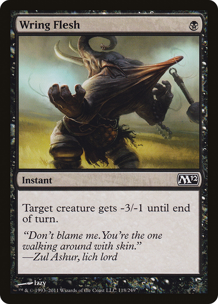 Magic: The Gathering - Wring Flesh - Magic 2012