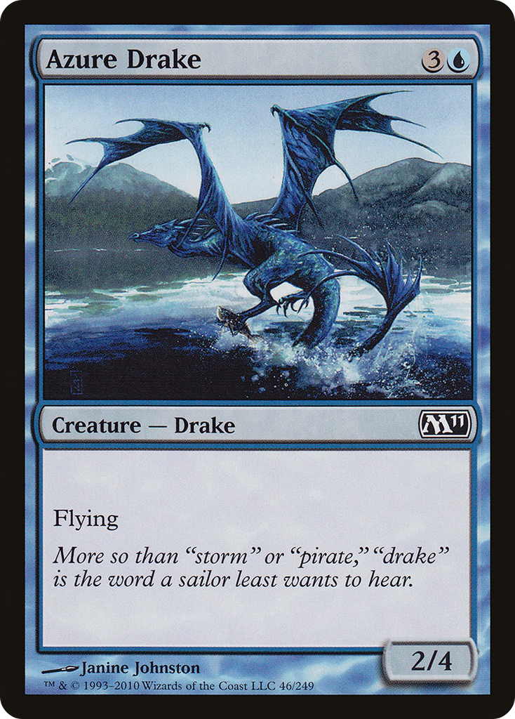 Magic: The Gathering - Azure Drake - Magic 2011