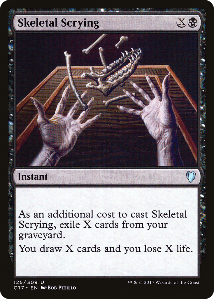 Magic: The Gathering - Skeletal Scrying - Commander 2017
