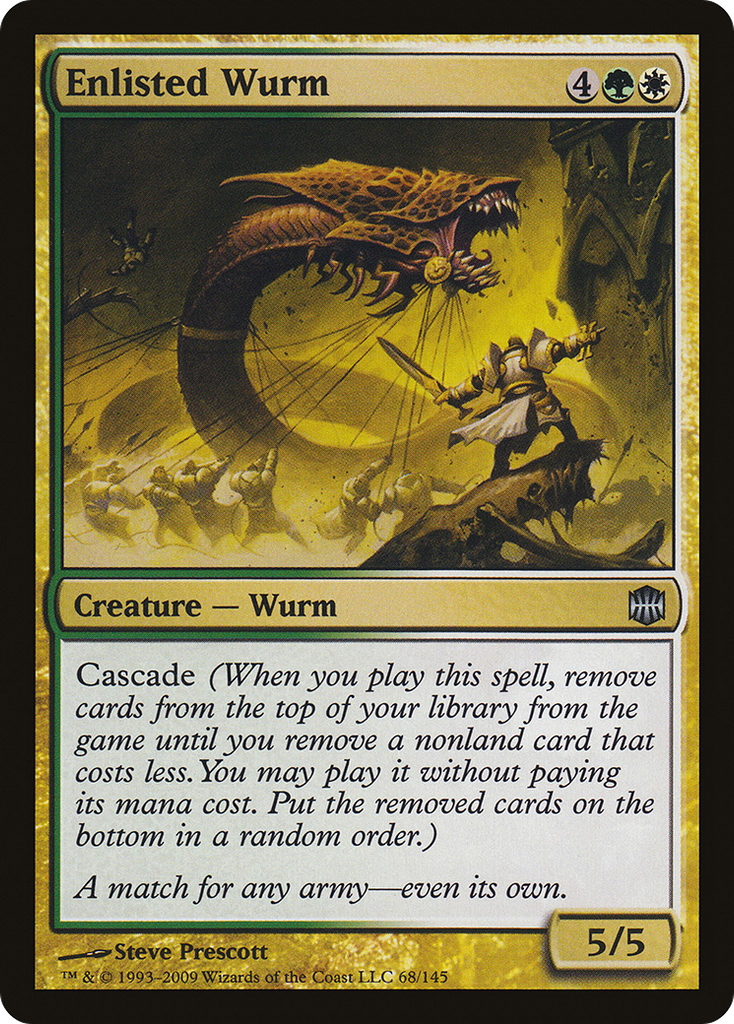 Magic: The Gathering - Enlisted Wurm - Alara Reborn