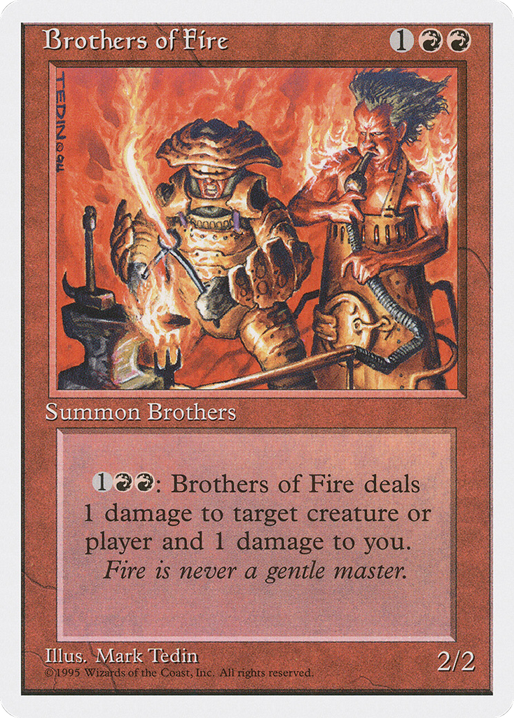 Magic: The Gathering - Brothers of Fire - Fourth Edition