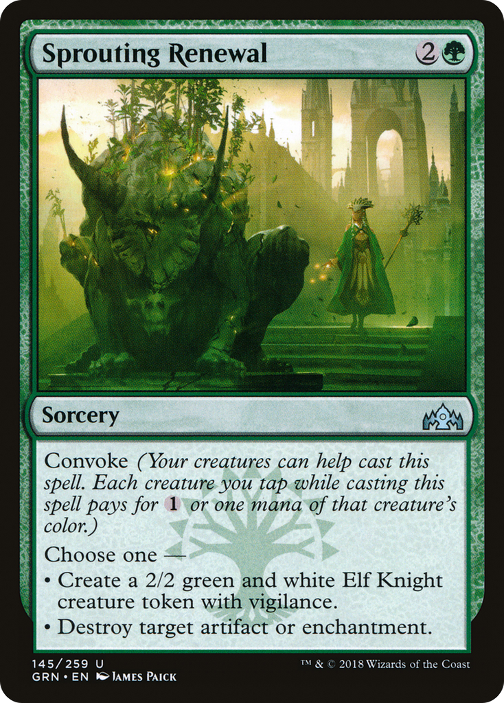 Magic: The Gathering - Sprouting Renewal - Guilds of Ravnica