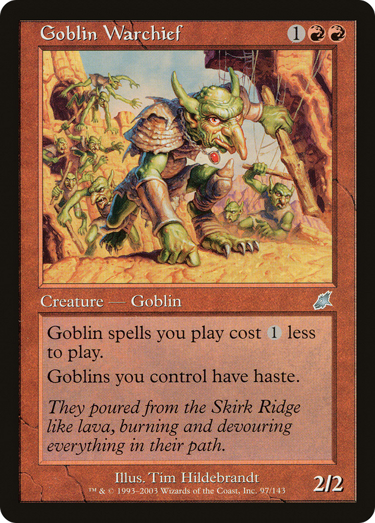 Magic: The Gathering - Goblin Warchief - Scourge