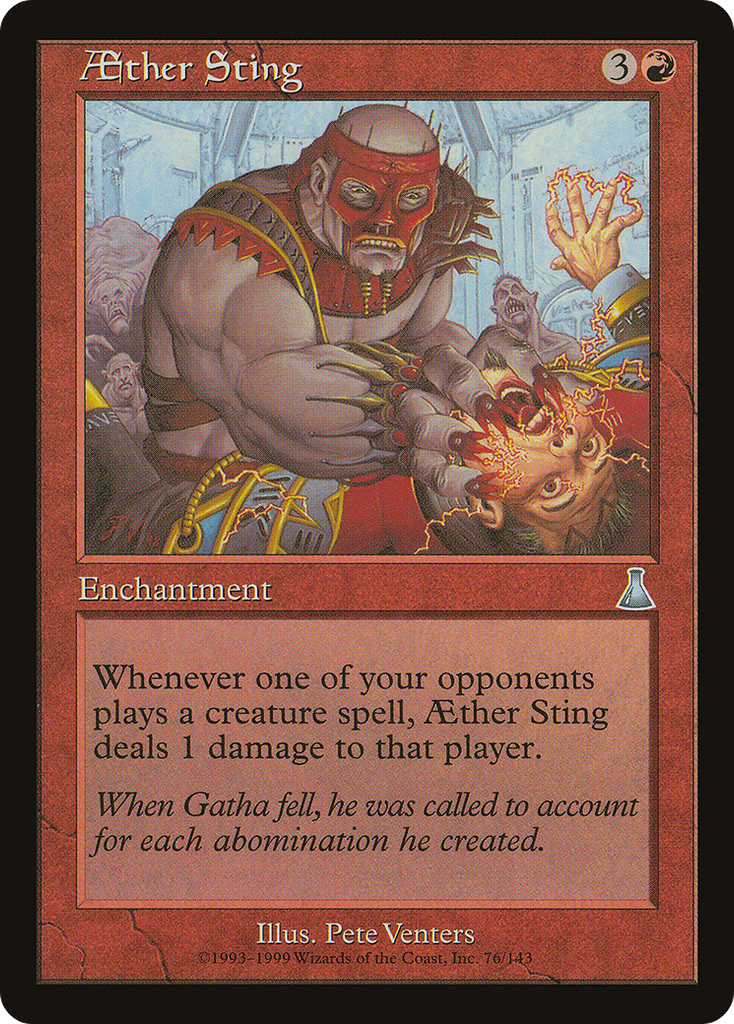 Magic: The Gathering - Aether Sting - Urza's Destiny