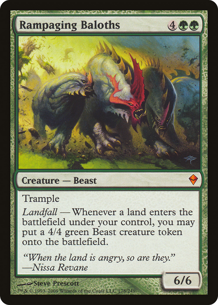 Magic: The Gathering - Rampaging Baloths - Zendikar