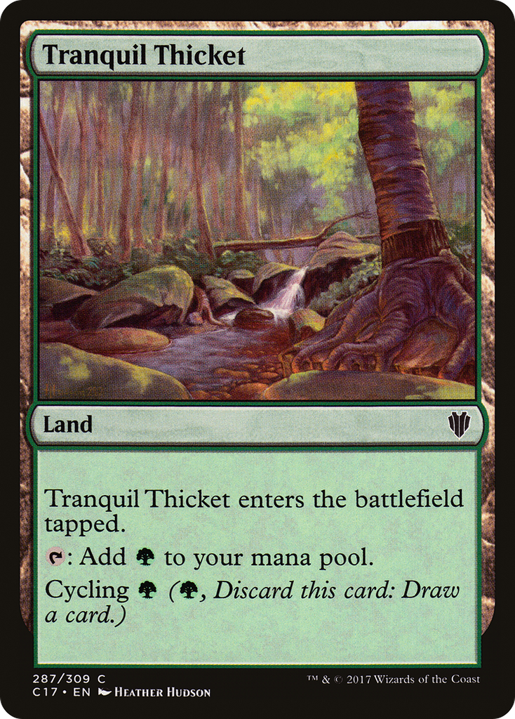 Magic: The Gathering - Tranquil Thicket - Commander 2017