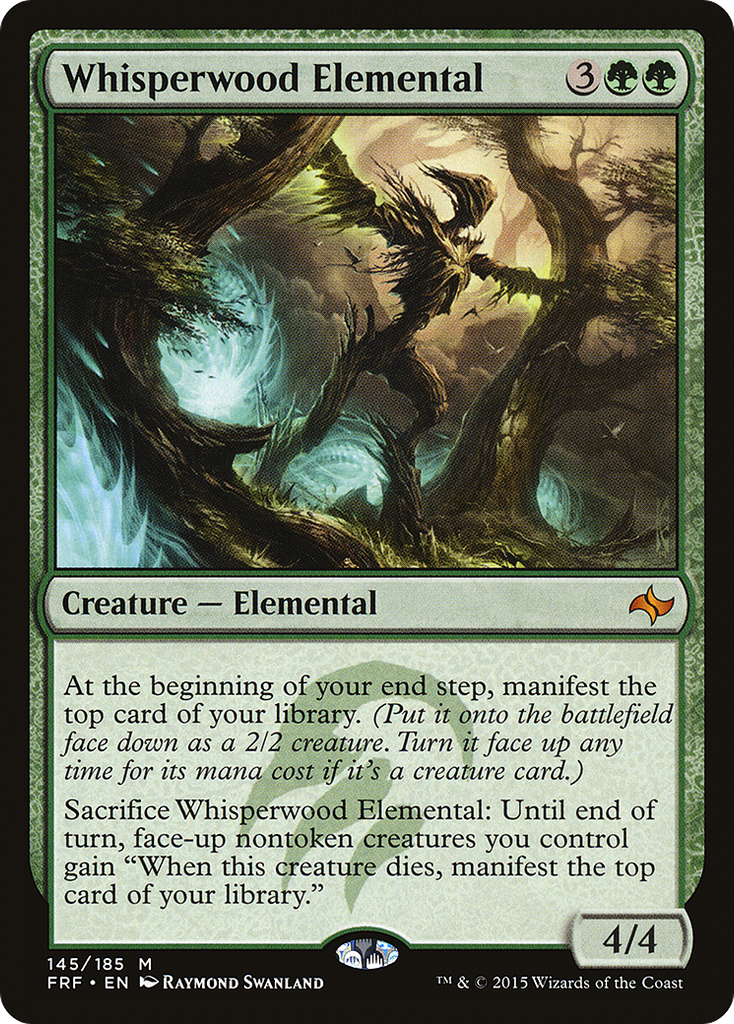 Magic: The Gathering - Whisperwood Elemental - Fate Reforged