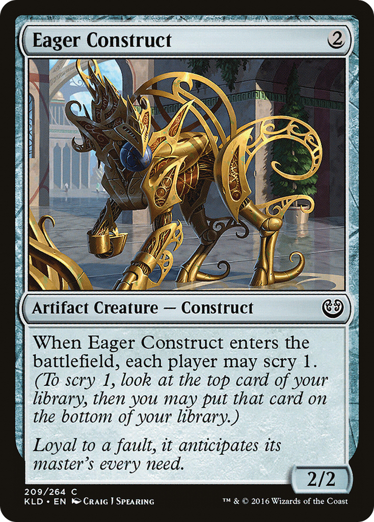 Magic: The Gathering - Eager Construct - Kaladesh