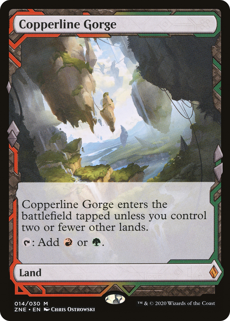 Magic: The Gathering - Copperline Gorge - Zendikar Rising Expeditions