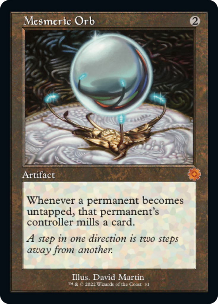 Magic: The Gathering - Mesmeric Orb - The Brothers' War Retro Artifacts